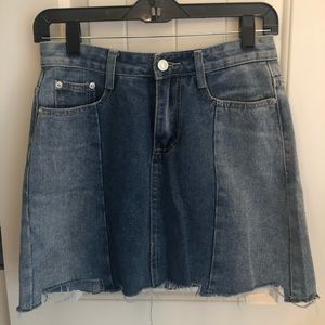 Denim skirt